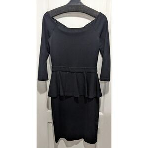 L'agence | Ophelia Off-the-Shoulder Peplum Bodycon Dress